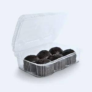 BK 20 Embalagem Articulada Rectangular Transparente Cristal