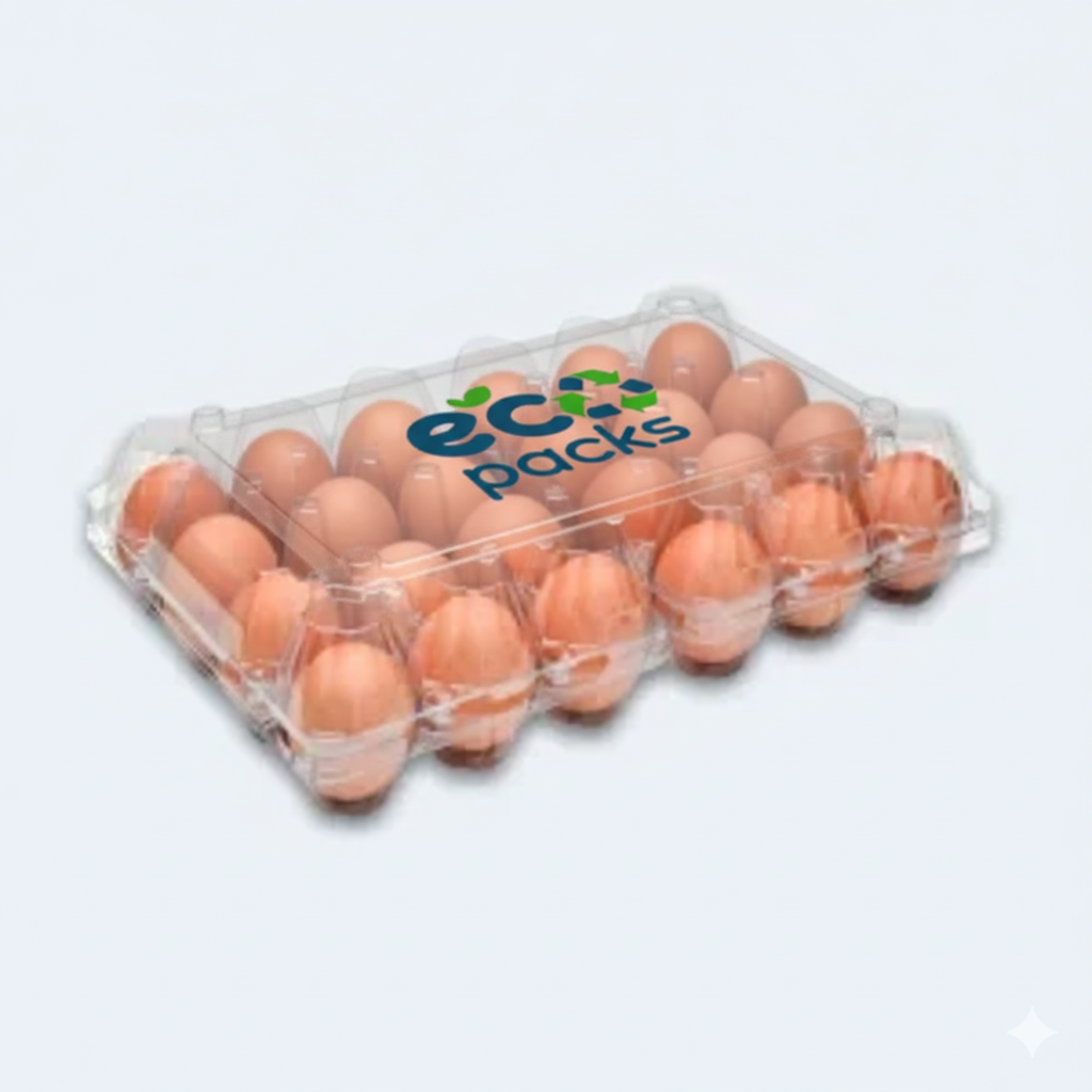 Embalagem para Ovos 2X12 Transparente